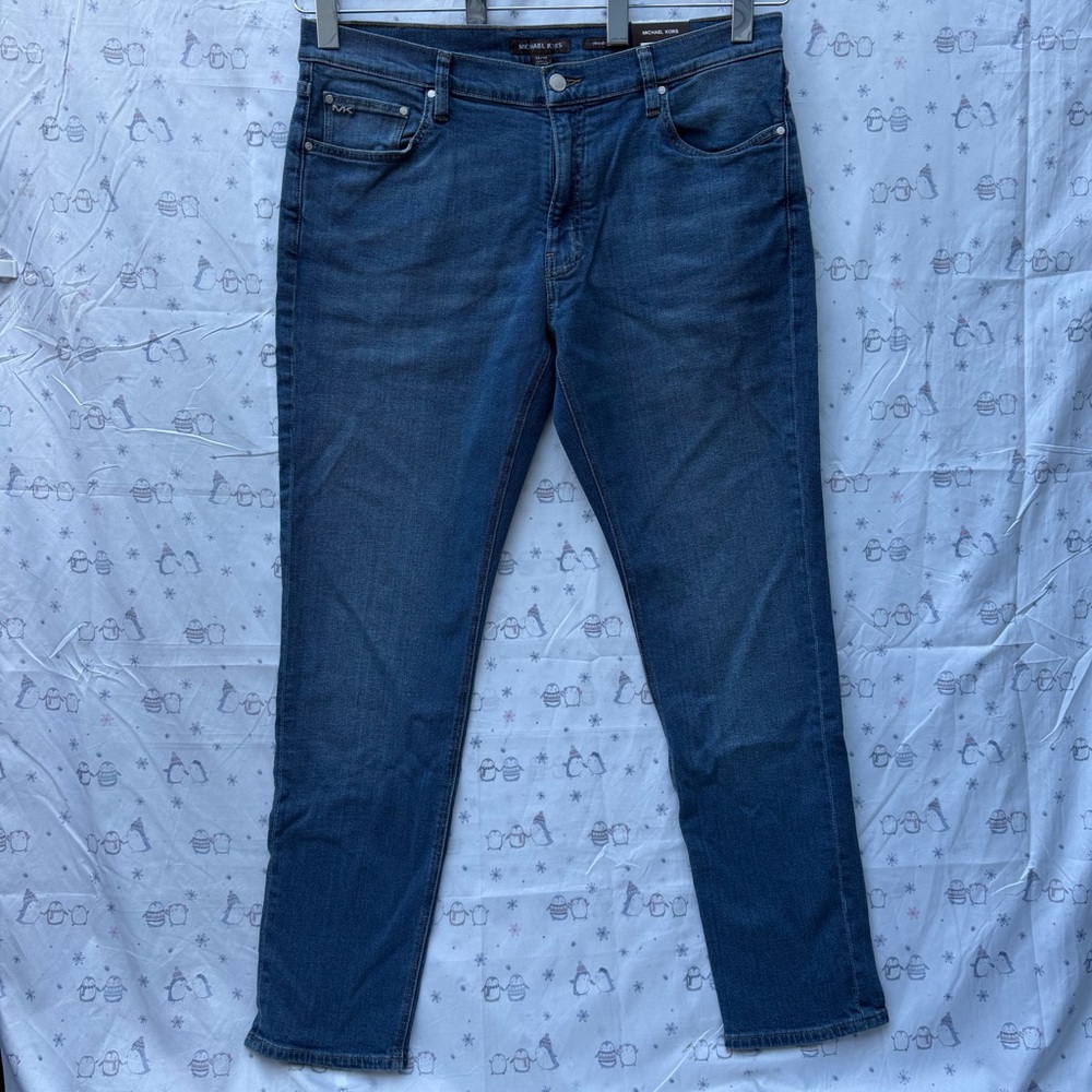 Michael Kors Men's Dark Blue Slim Jeans